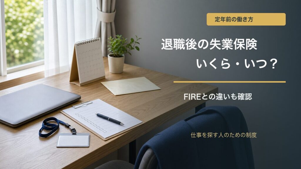 50歳で退職した後の失業保険と生活費を考えるイメージ